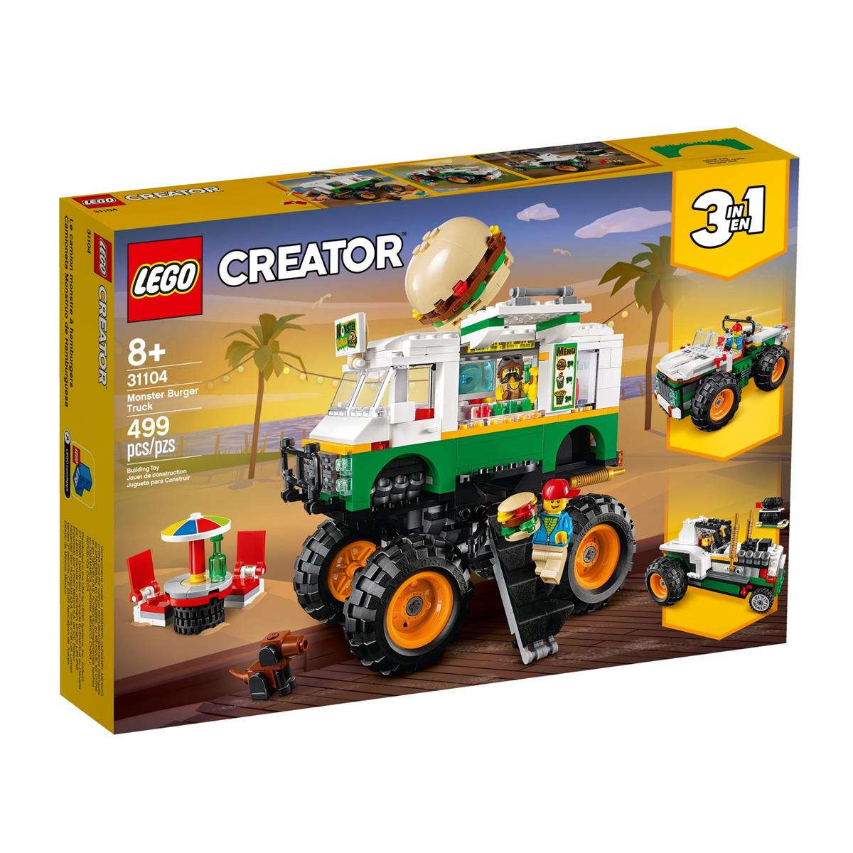 LEGO CREATOR MONSTER TRUCK Z BURGERAMI 31104-11962