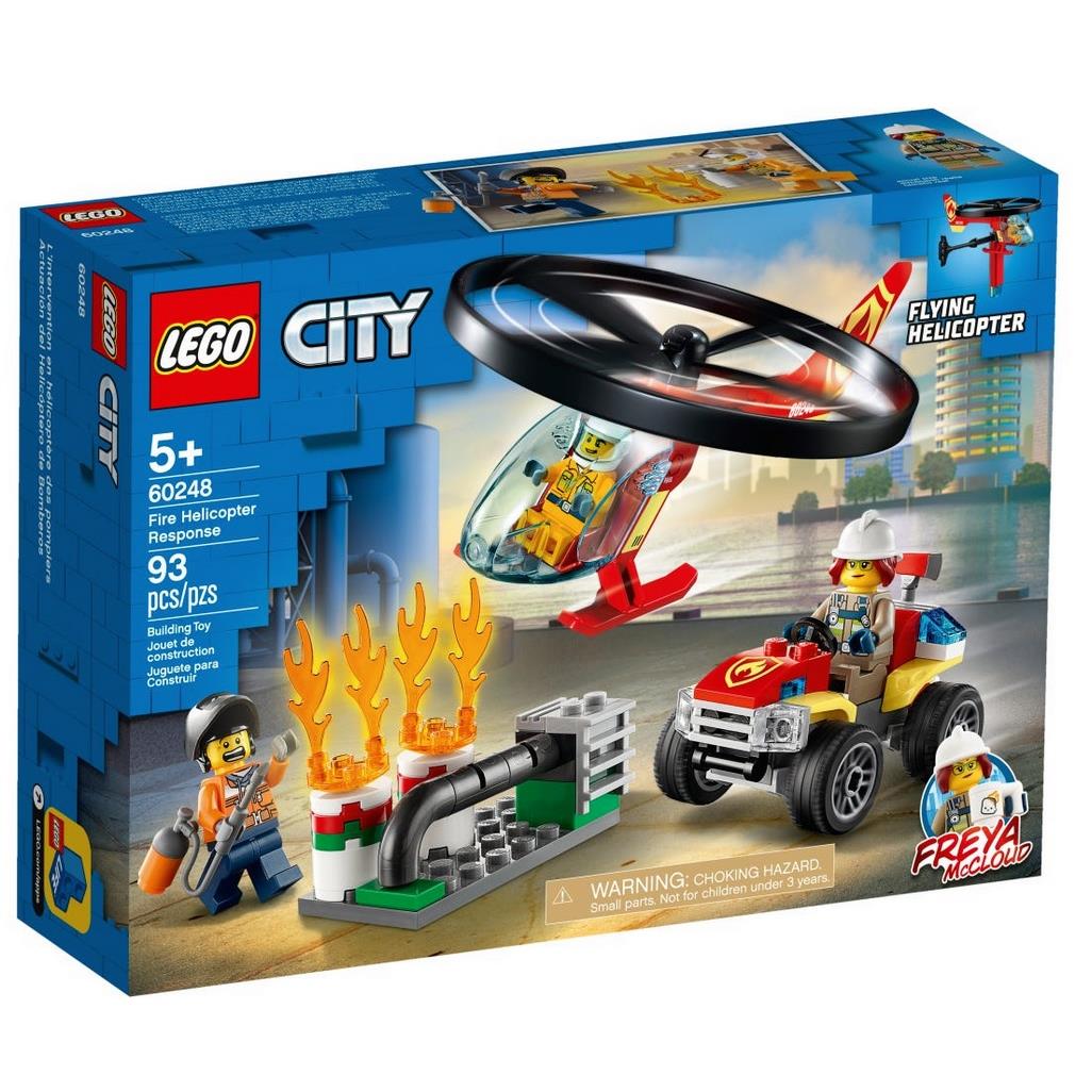 LEGO CITY HELIKOPTER STRAŻACKI LECI NA RAT. 60248-12606