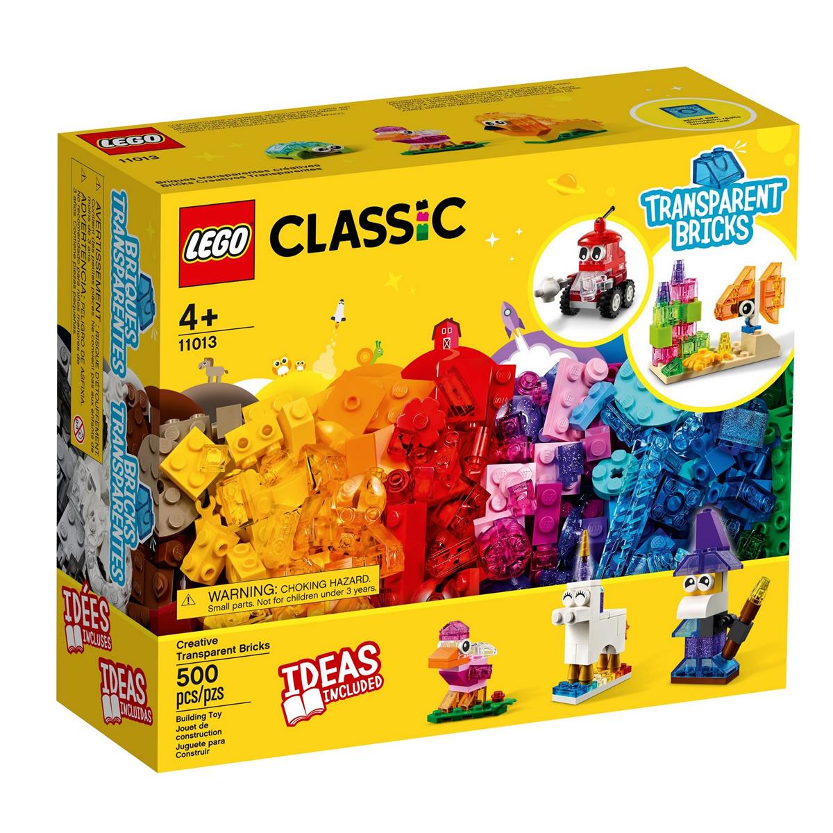 LEGO CLASSIC KREATYWNE PRZEZROCZYSTE KLOCKI 11013-12484