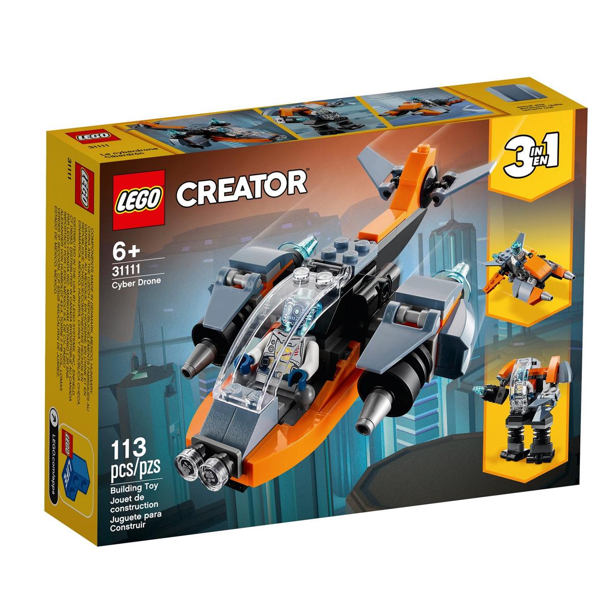 LEGO CREATOR CYBERDRON 31111-12486