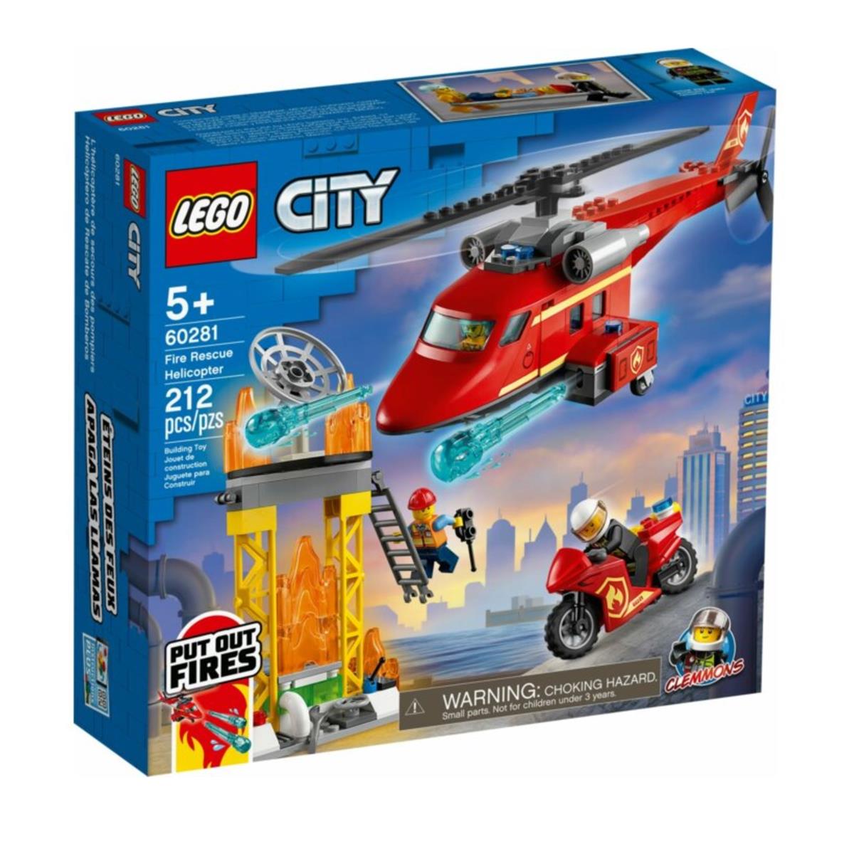 LEGO CITY STRAŻACKI HELIKOPTER RATUNKOWY 60281-13462