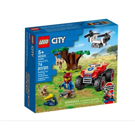 LEGO CITY QUAD RATOWNICZY DZIKICH ZWIERZĄT 60300-13892