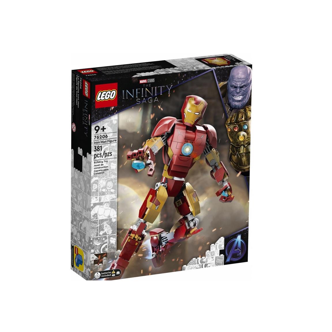LEGO SUPER HEROES FIGURKA IRON MANA MARVEL 76206-16505